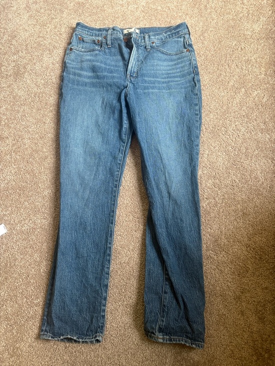 Madewell Denim - Classic Vintage Straight-Leg Blue Jeans- Madewell